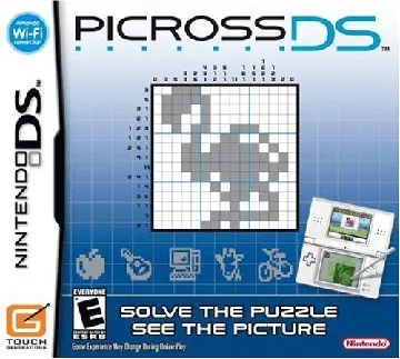 Picross DS (USA) (En,Fr,Es) box cover front